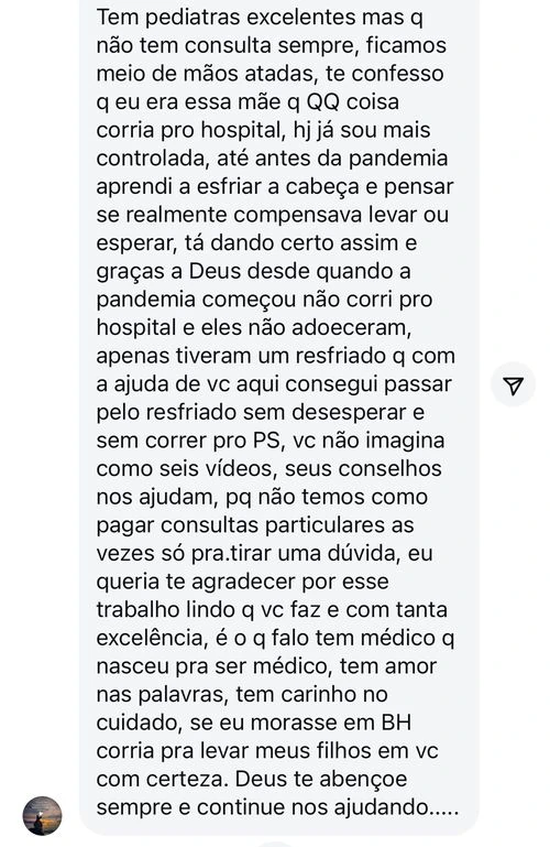 Depoimento real de aluna, imagem 3 de 13.